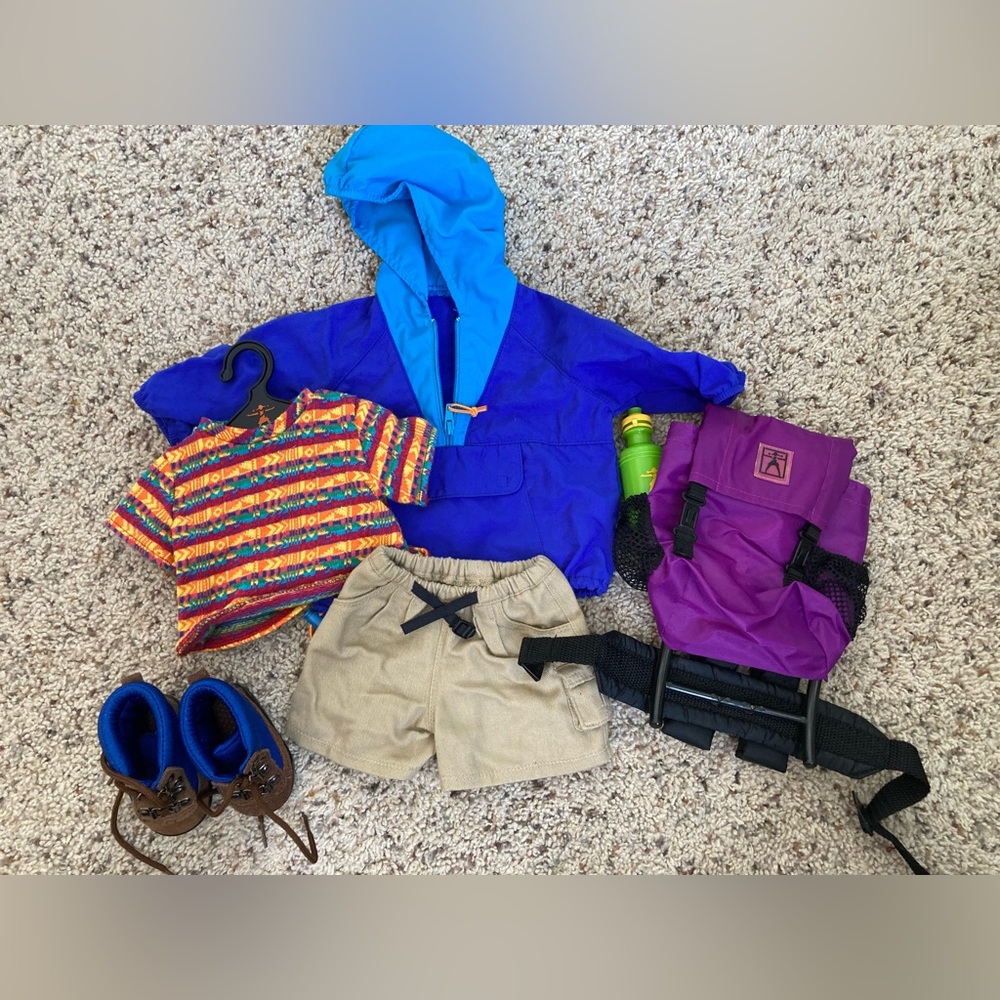 American Girl of Today 1998 Hiking Outfit and Backpack Accessories - retired
